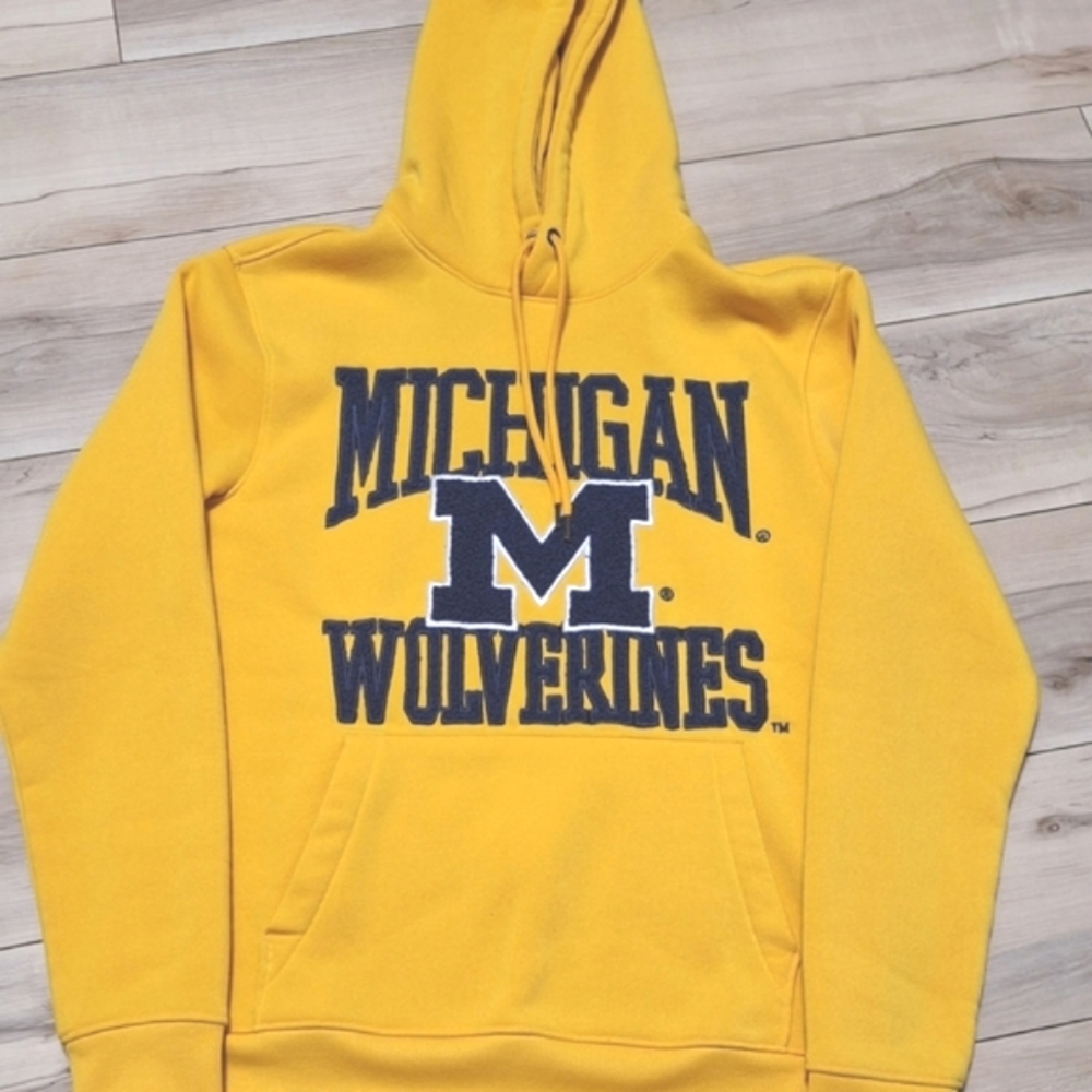 Michigan Wolverines Yellow Hoodie
